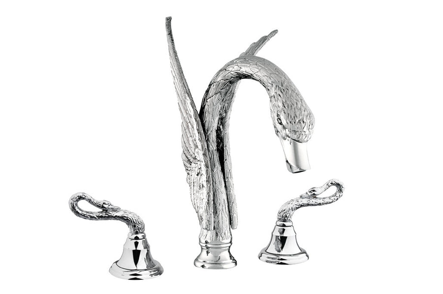 Bronces Mestre Swan Three holes basin set - 039051