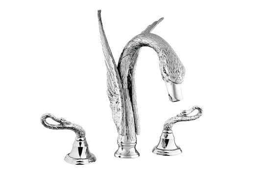 Bronces Mestre Swan Three holes basin set - 039051