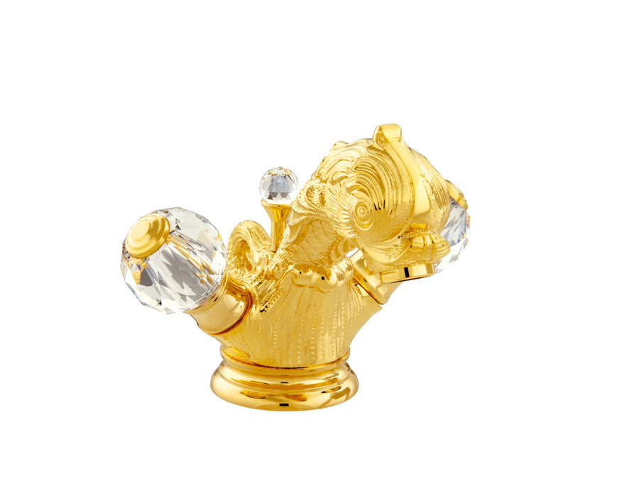 Bronces Mestre Koi Carp One hole basin mixer with Swarovski crystal - 039105
