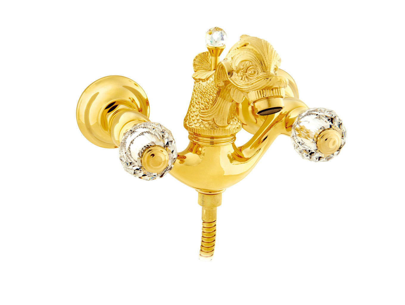 Bronces Mestre Koi Carp Bath shower set with Swarovski crystal - 039118