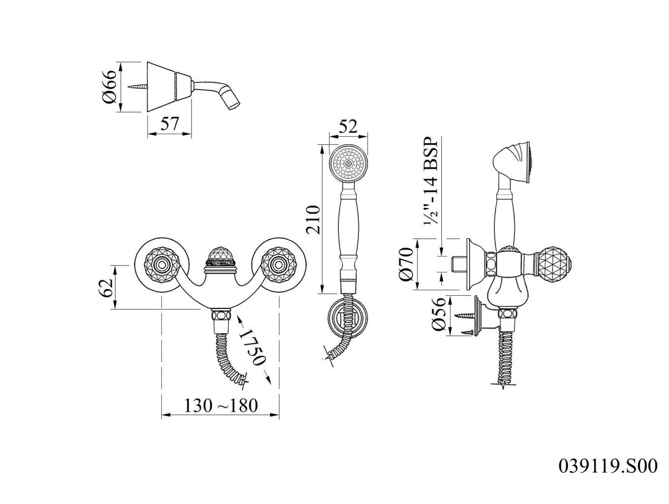 Technical drawing - Bronces Mestre