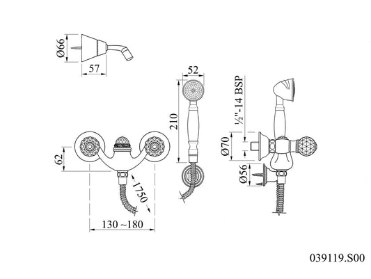 Technical drawing - Bronces Mestre