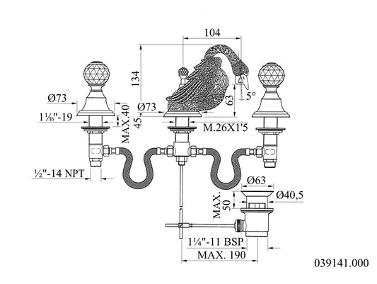 Technical drawing - Bronces Mestre