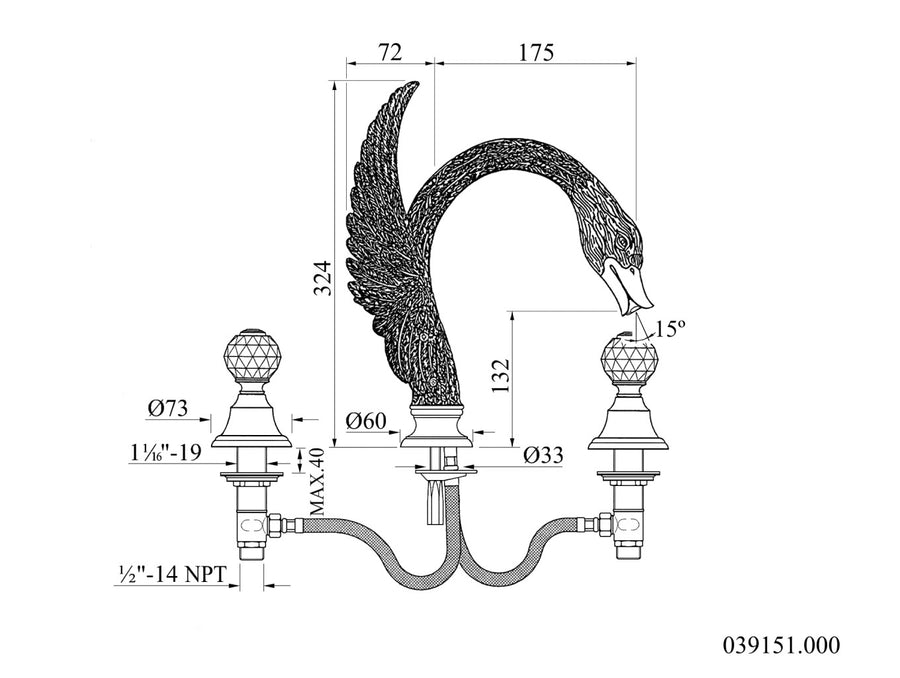 Technical drawing - Bronces Mestre