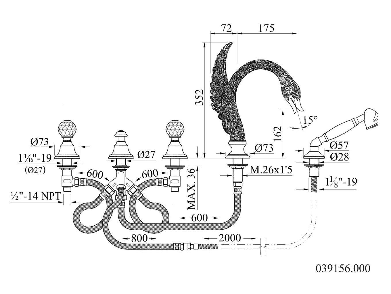 Technical drawing - Bronces Mestre