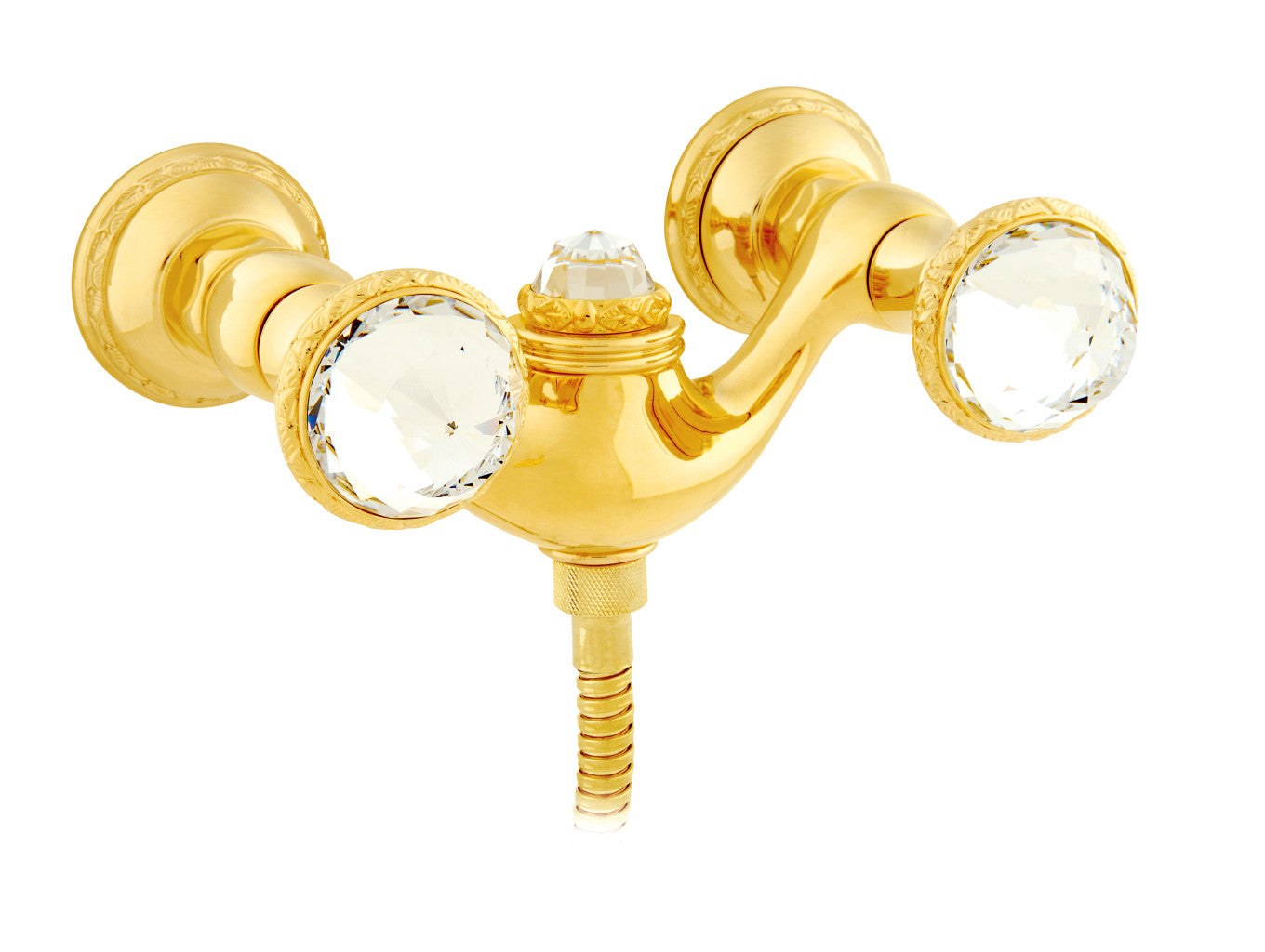 Bronces Mestre Koi Carp Shower mixer with Swarovski crystal - 039219