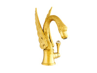 Bronces Mestre Swan Basin monolever progresive mixer with Swarovski crystal - 039243