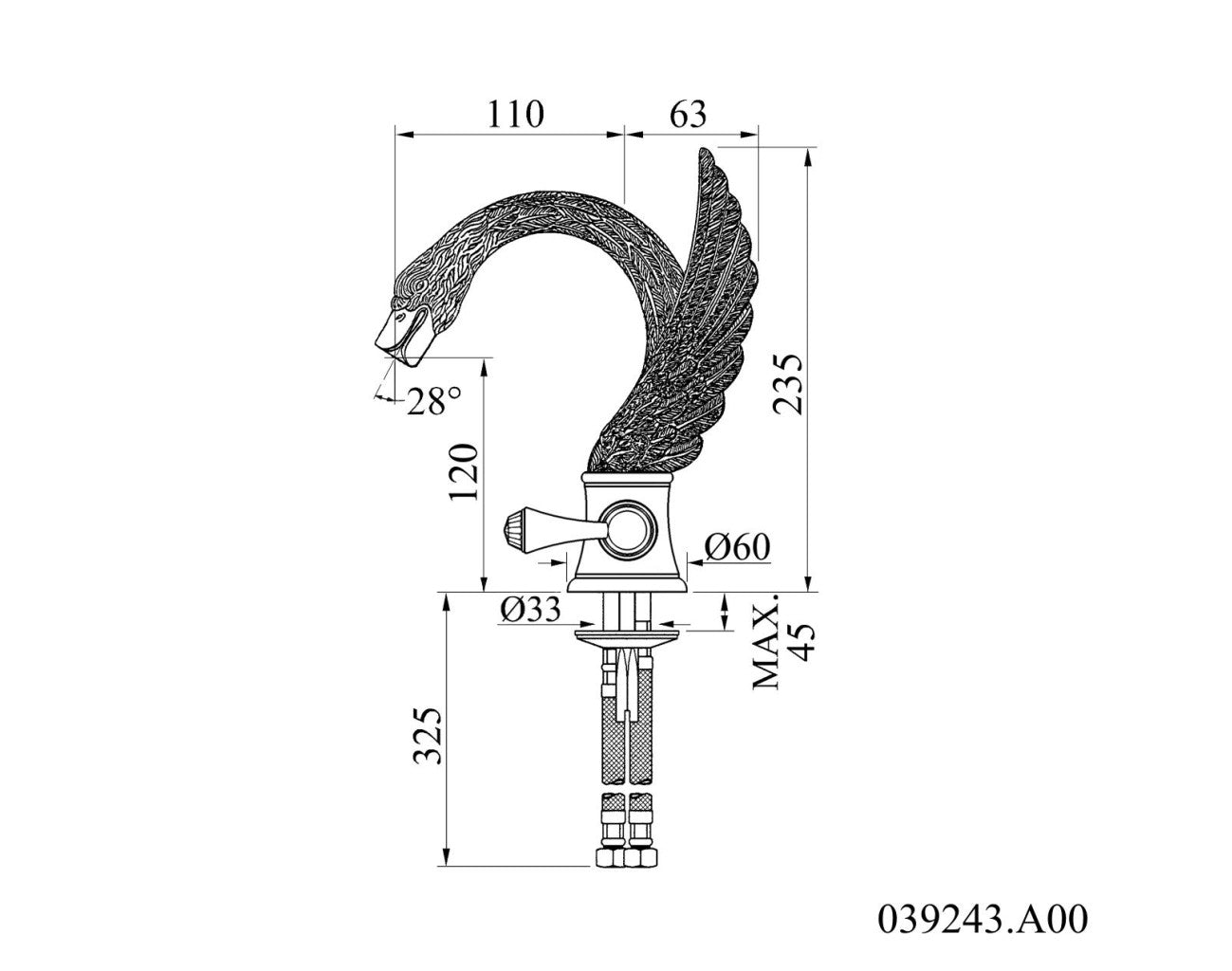Technical drawing - Bronces Mestre