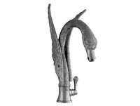 Bronces Mestre Swan Basin monolever progresive mixer with Swarovski crystal - 039244