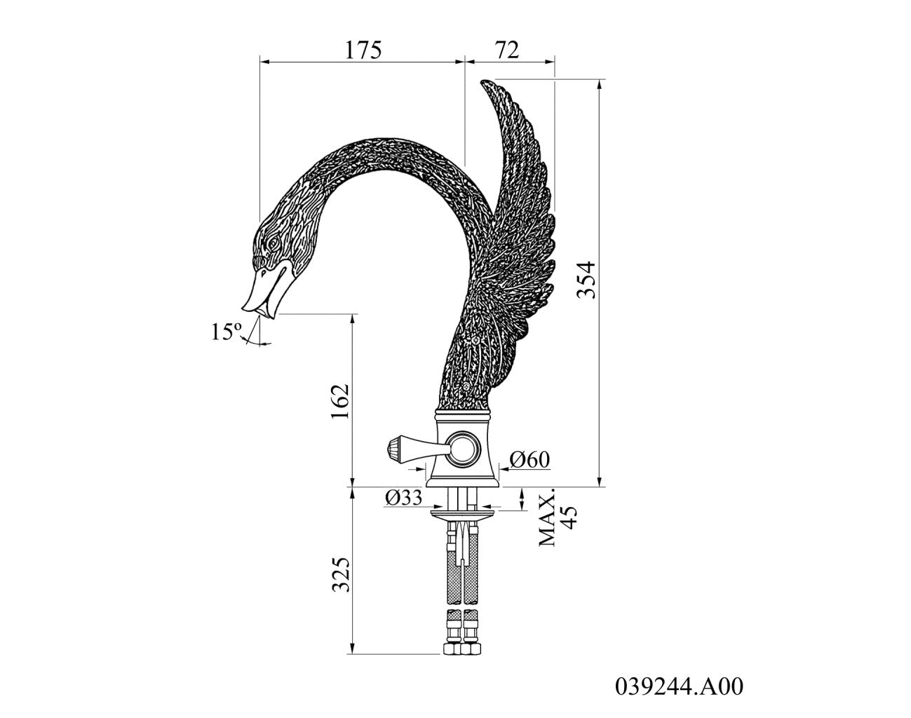 Technical drawing - Bronces Mestre