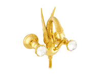 Bronces Mestre Swan Bath shower set with Swarovski crystal - 039258
