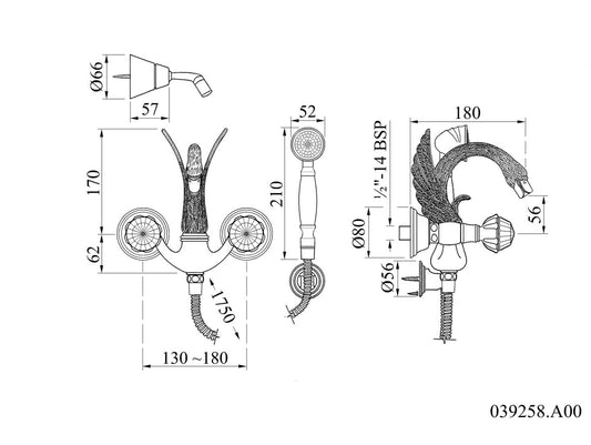 Technical drawing - Bronces Mestre