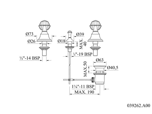 Technical drawing - Bronces Mestre