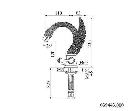 Technical drawing - Bronces Mestre
