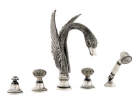 Bronces Mestre Swan Five holes bath set - 039456
