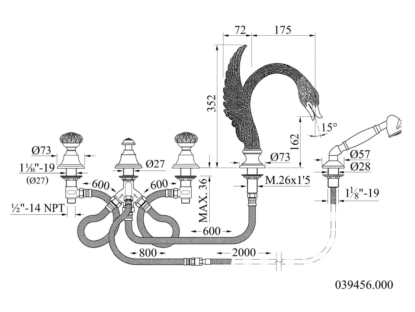 Technical drawing - Bronces Mestre