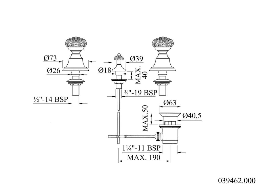 Technical drawing - Bronces Mestre