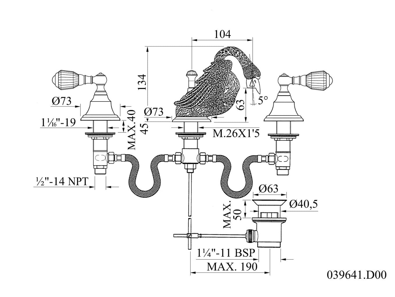 Technical drawing - Bronces Mestre