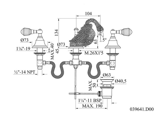 Technical drawing - Bronces Mestre