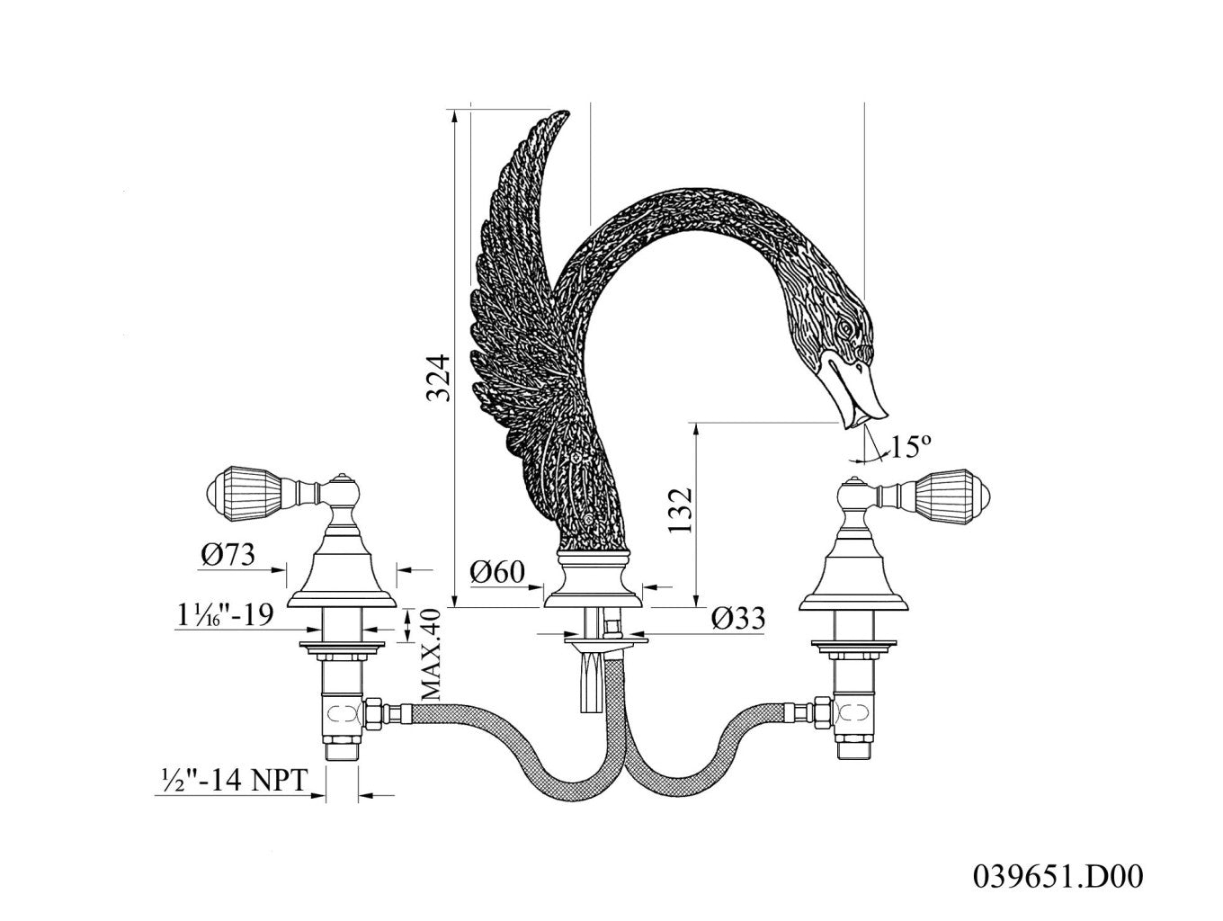 Technical drawing - Bronces Mestre