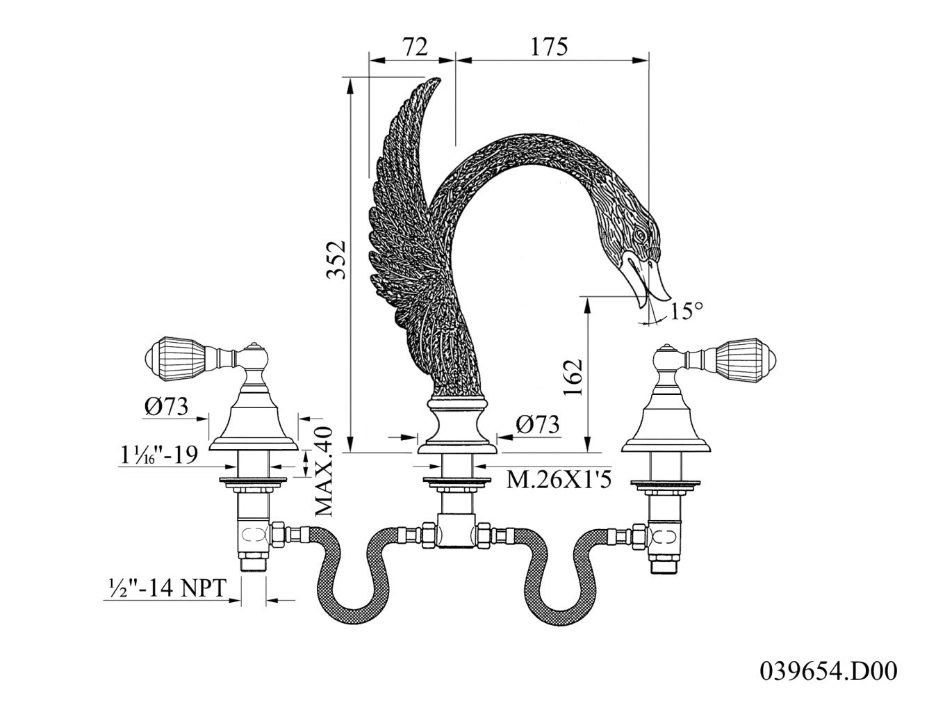Technical drawing - Bronces Mestre