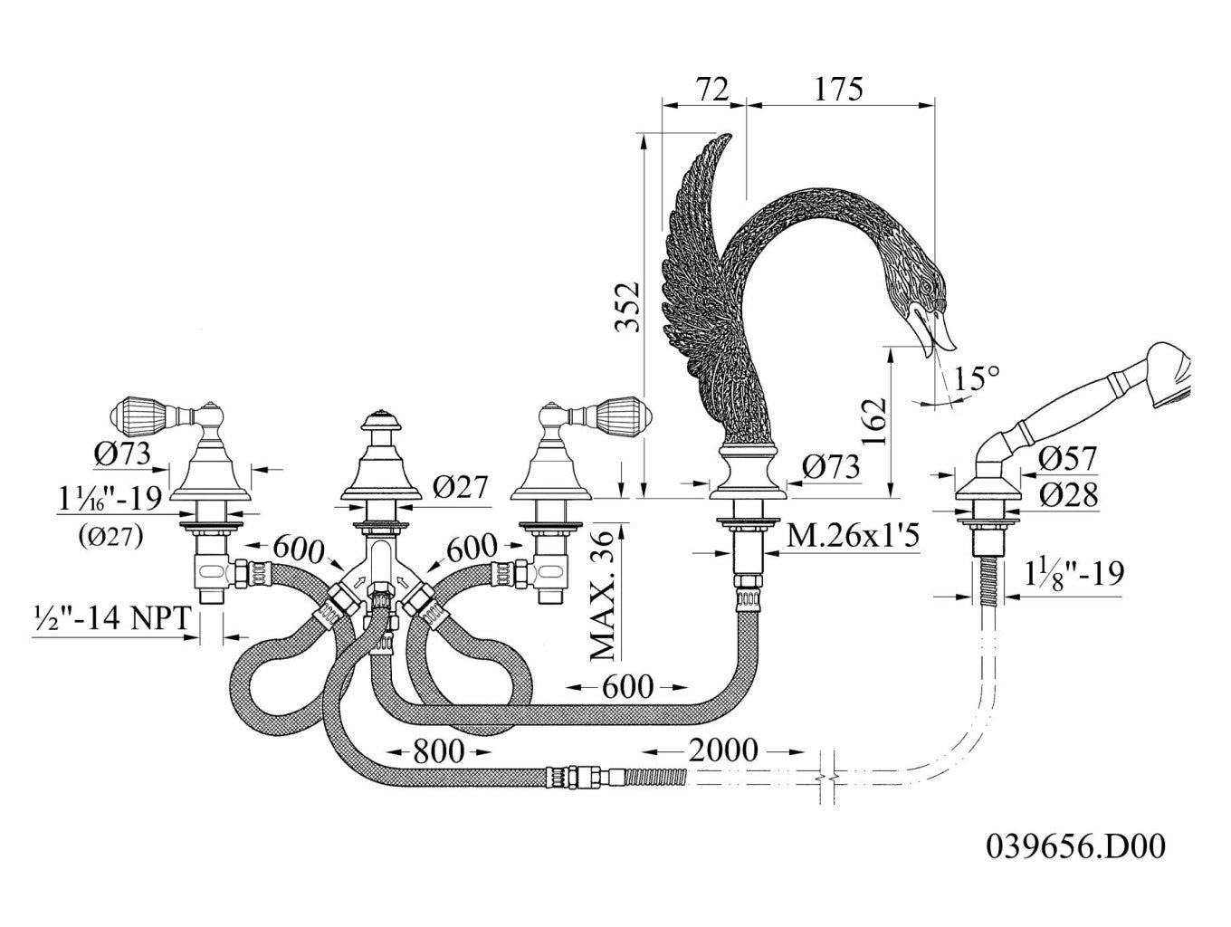 Technical drawing - Bronces Mestre