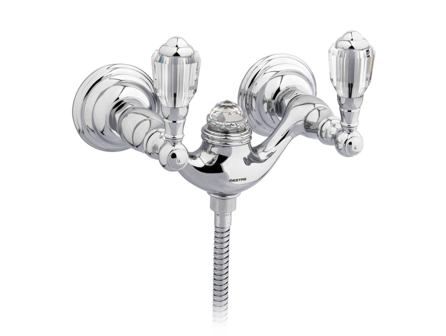 Bronces Mestre Swan Shower mixer with Swarovski crystal - 039659