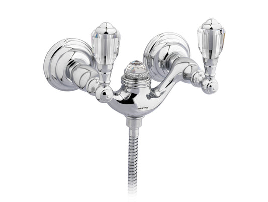 Bronces Mestre Swan Shower mixer with Swarovski crystal - 039659