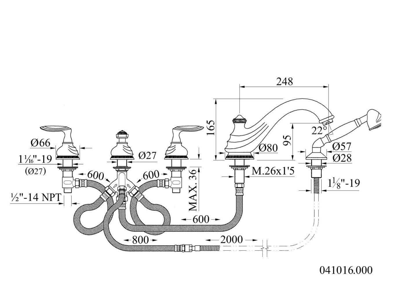 Technical drawing - Bronces Mestre