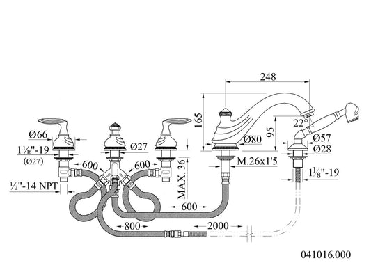 Technical drawing - Bronces Mestre