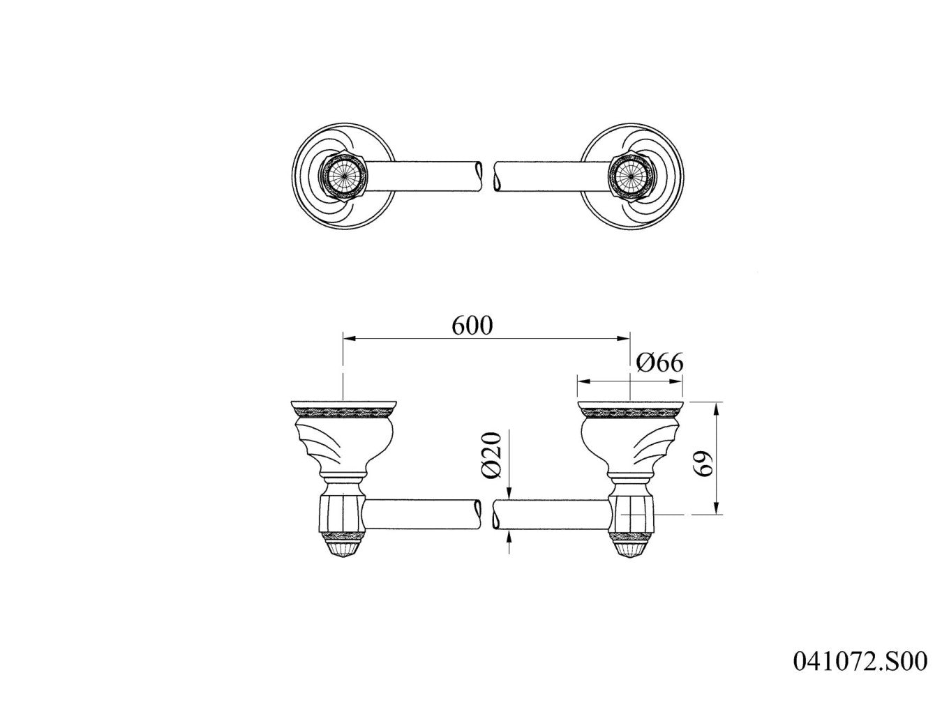 Technical drawing - Bronces Mestre