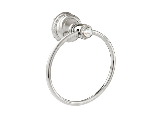 Bronces Mestre Austral Towel ring diameter 165mm with Swarovski crystal - 041073-S00