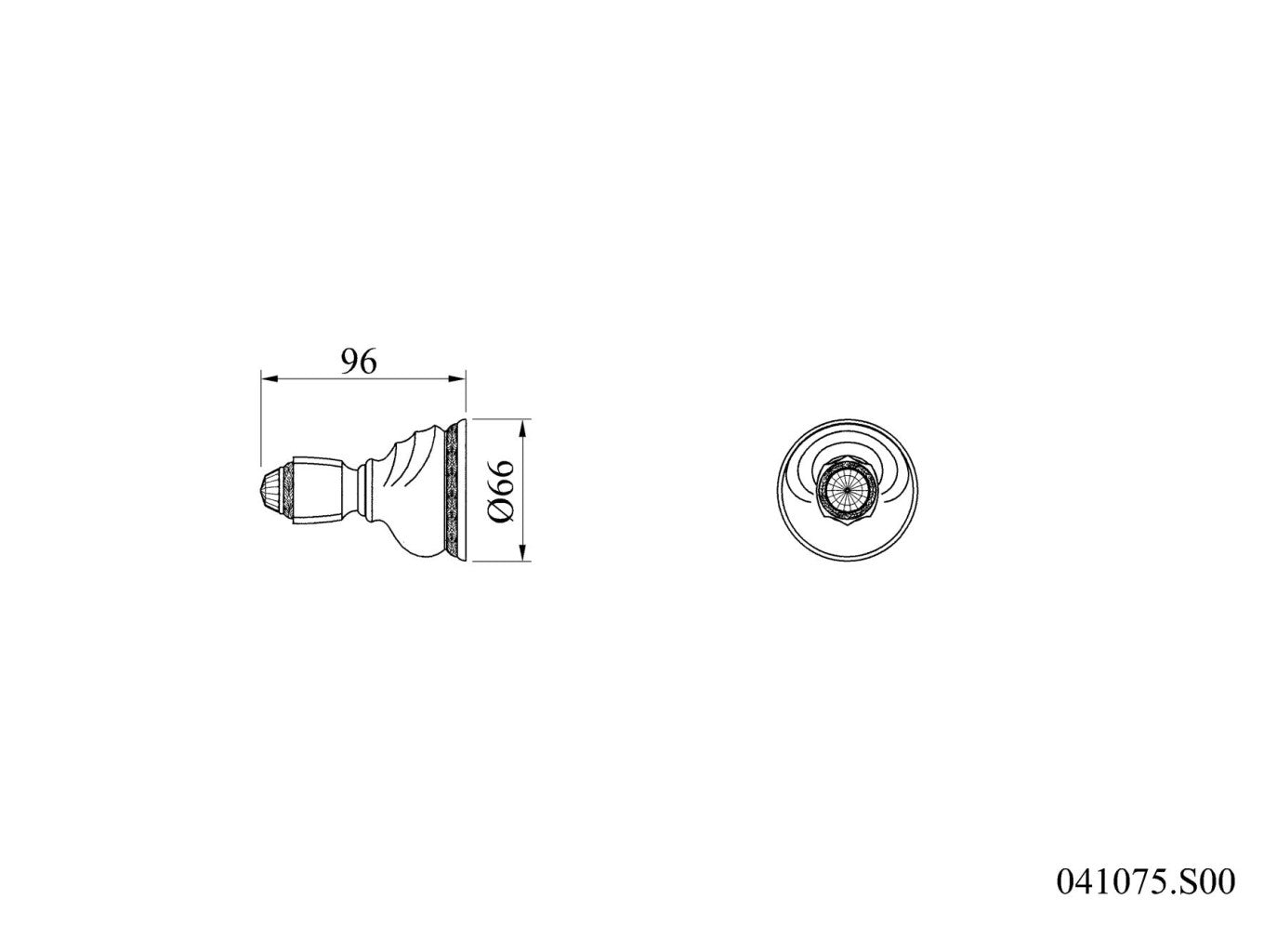 Technical drawing - Bronces Mestre