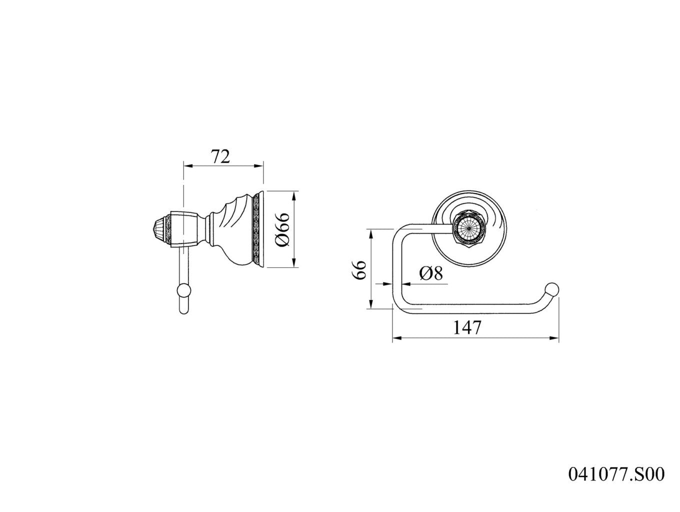 Technical drawing - Bronces Mestre