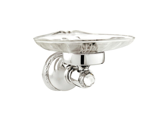 Austral Soap dish holder with Swarovski crystal