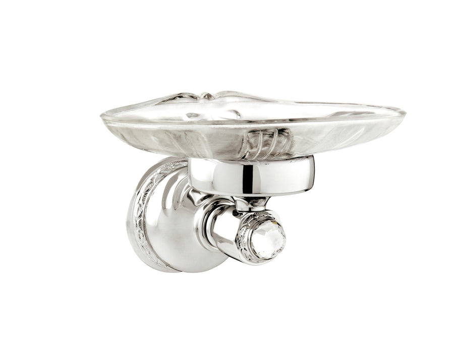 Bronces Mestre Austral Soap dish holder with Swarovski crystal - 041078-S00