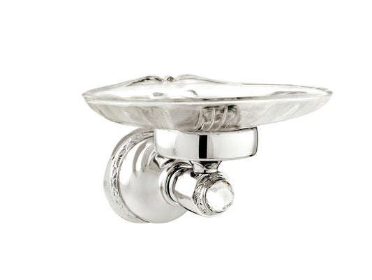 Bronces Mestre Austral Soap dish holder with Swarovski crystal - 041078-S00