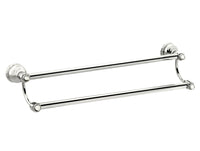 Bronces Mestre Austral Double towel rail 600mm with Swarovski crystal - 041079-S00