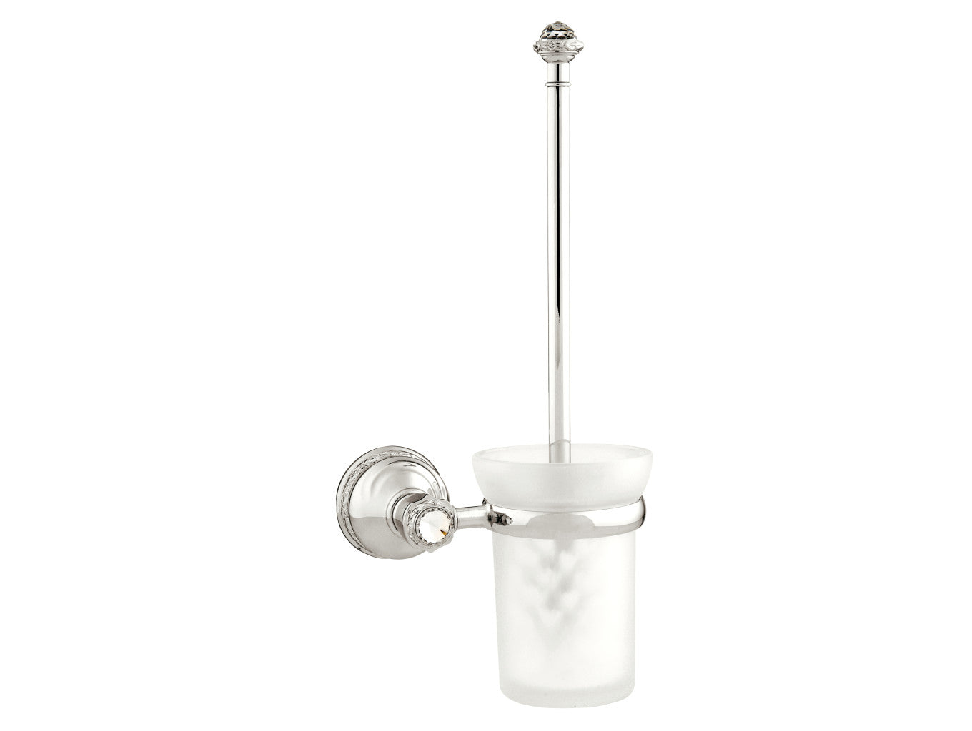 Bronces Mestre Austral Toilet brush holder with Swarovski crystal - 041084-S00