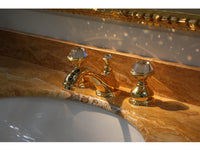Austral Three holes basin set with Swarovski crystal in interior - Bronces Mestre