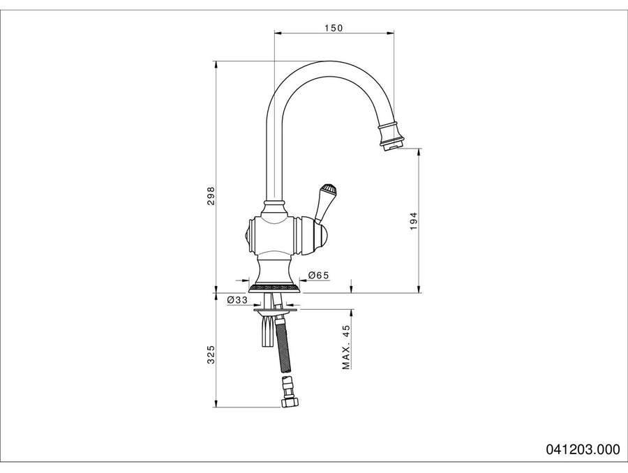 Technical drawing - Bronces Mestre