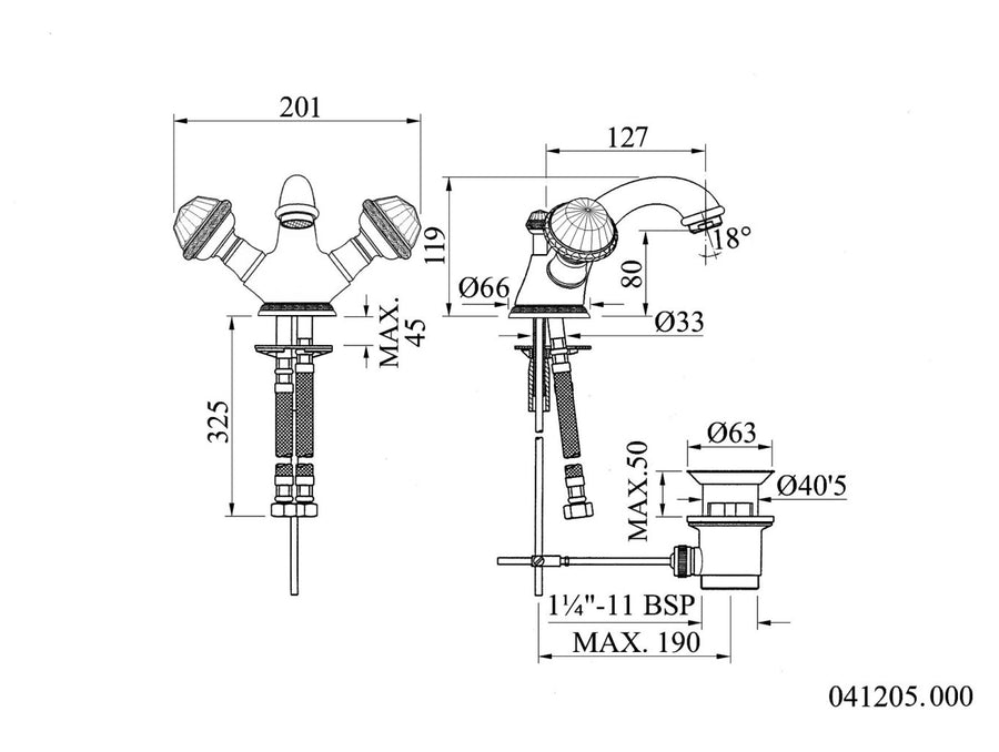 Technical drawing - Bronces Mestre