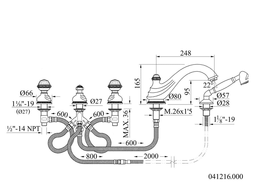 Technical drawing - Bronces Mestre