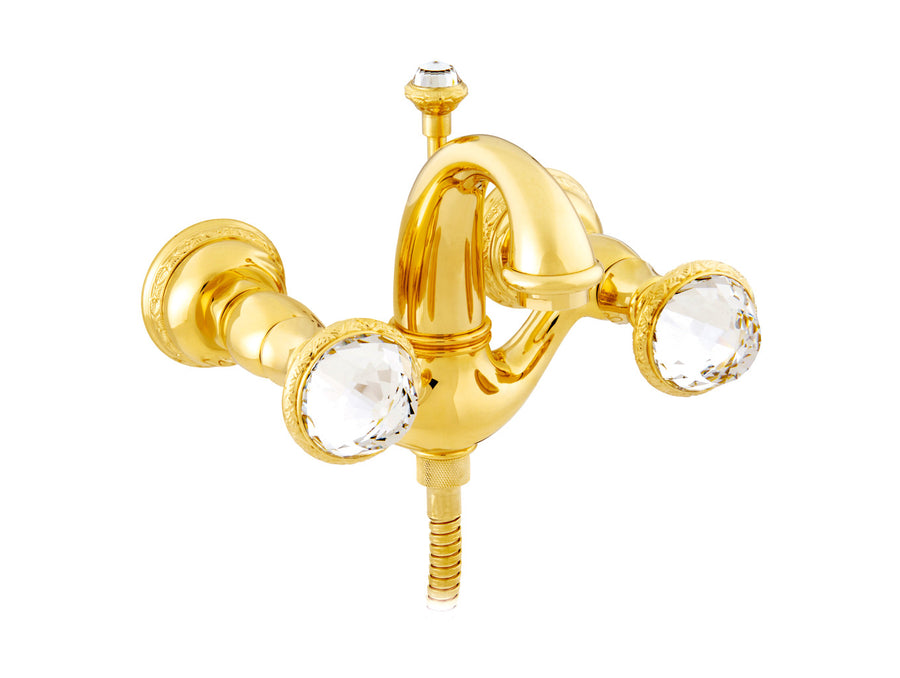 Bronces Mestre Austral Bath shower set with Swarovski crystal - 041218