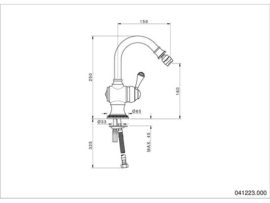 Technical drawing - Bronces Mestre