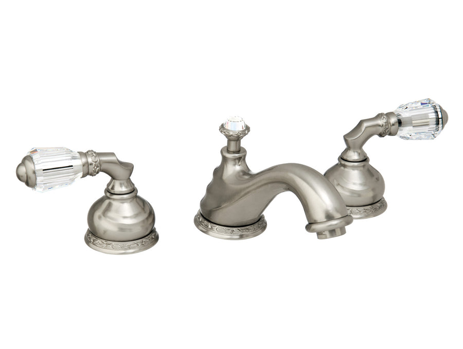 Bronces Mestre Austral Three holes basin set with Swarovski crystal - 041601
