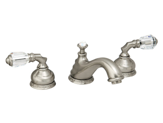 Bronces Mestre Austral Three holes basin set with Swarovski crystal - 041601