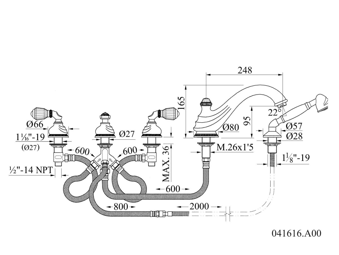 Technical drawing - Bronces Mestre