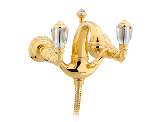 Bronces Mestre Austral Bath shower set with Swarovski crystal - 041618