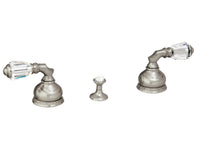 Bronces Mestre Austral Three holes bidet set with Swarovski crystal - 041622